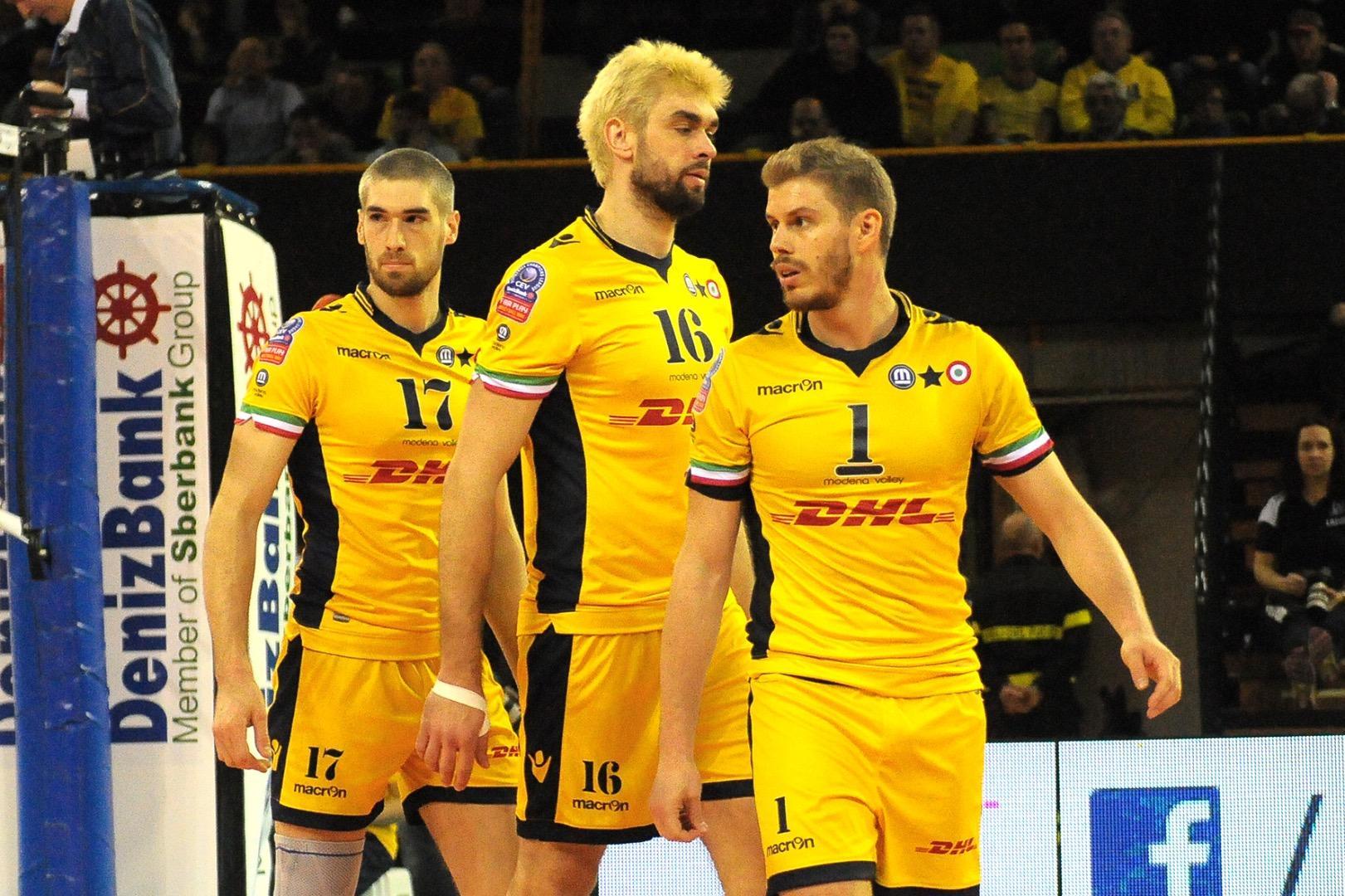 La Dhl Modena in campo contro Padova