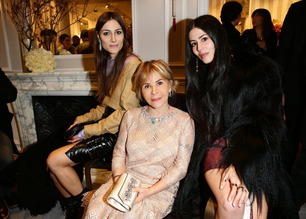 Anna Molinari, Giorgia Tordini, Gilda Ambrosio all'inagurazione della boutique