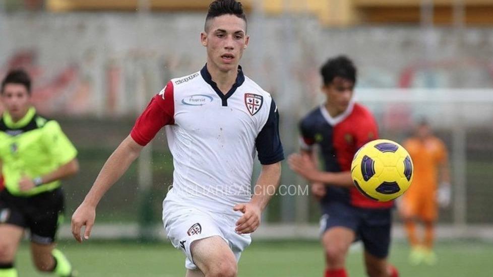 Roberto Biancu con la nazionale Under 16