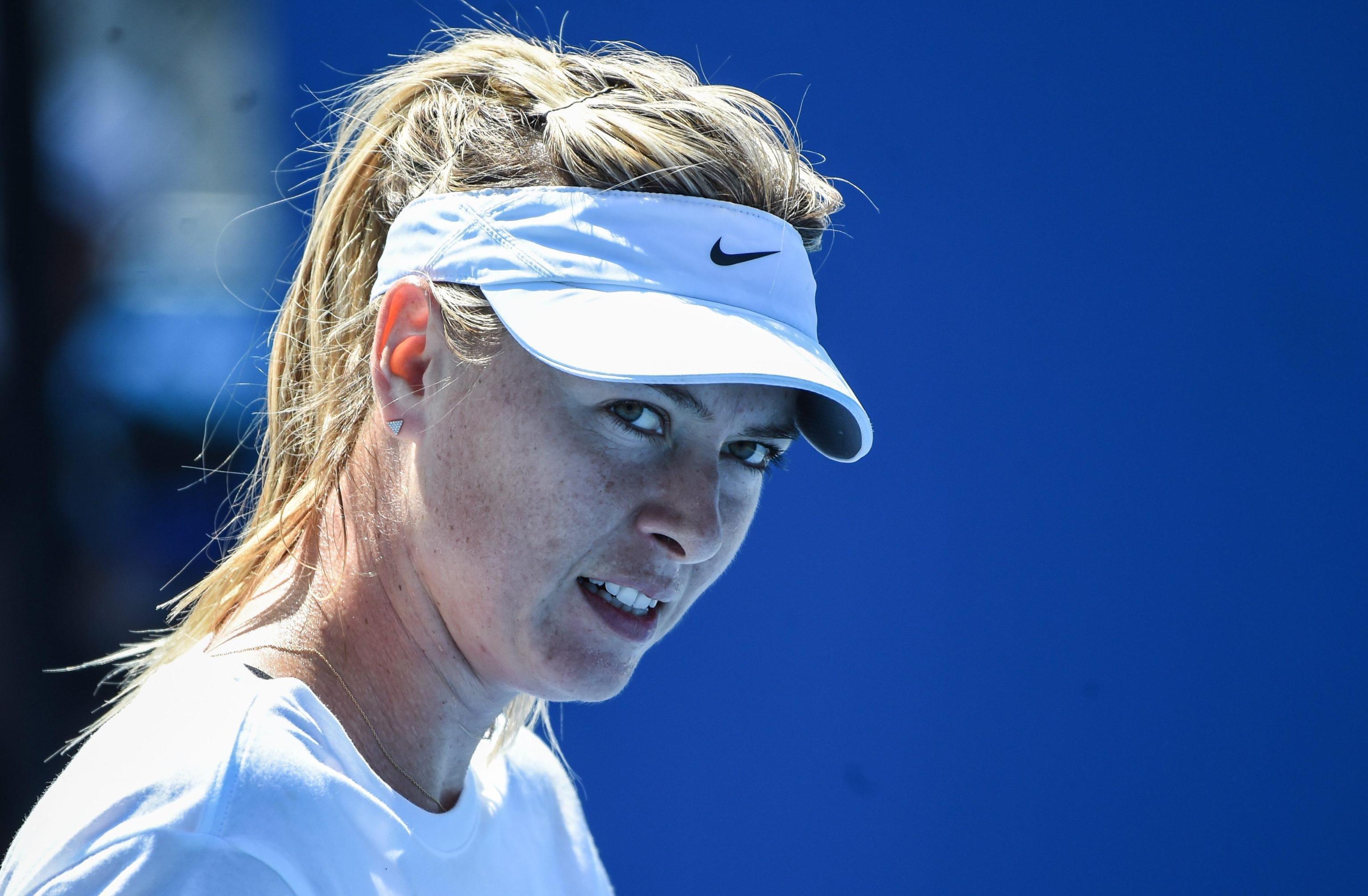 La tennista russa Maria Sharapova