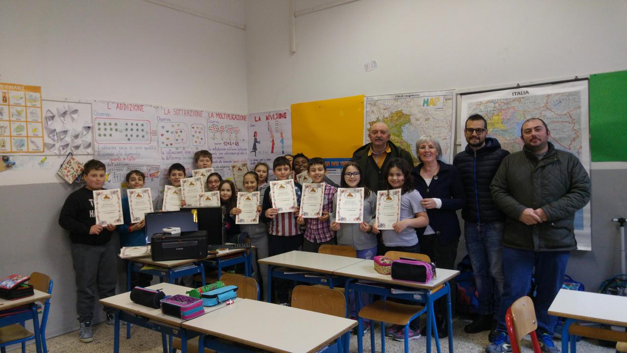 Gli alunni premiati