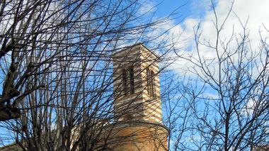 La chiesa della Madonna della Medaglia miracolosa senza croce sul campanile