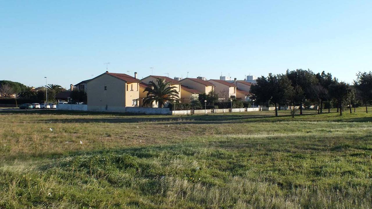 La zona dell'ex aeroporto a Venturina
