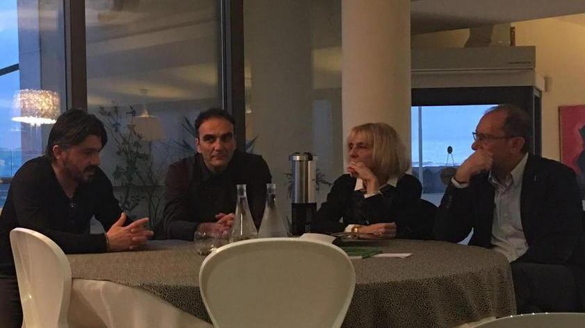 Gattuso e Franco Ipsaro, il football è passione