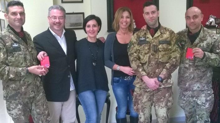 Sette militari del Savoia tra i donatori di sangue