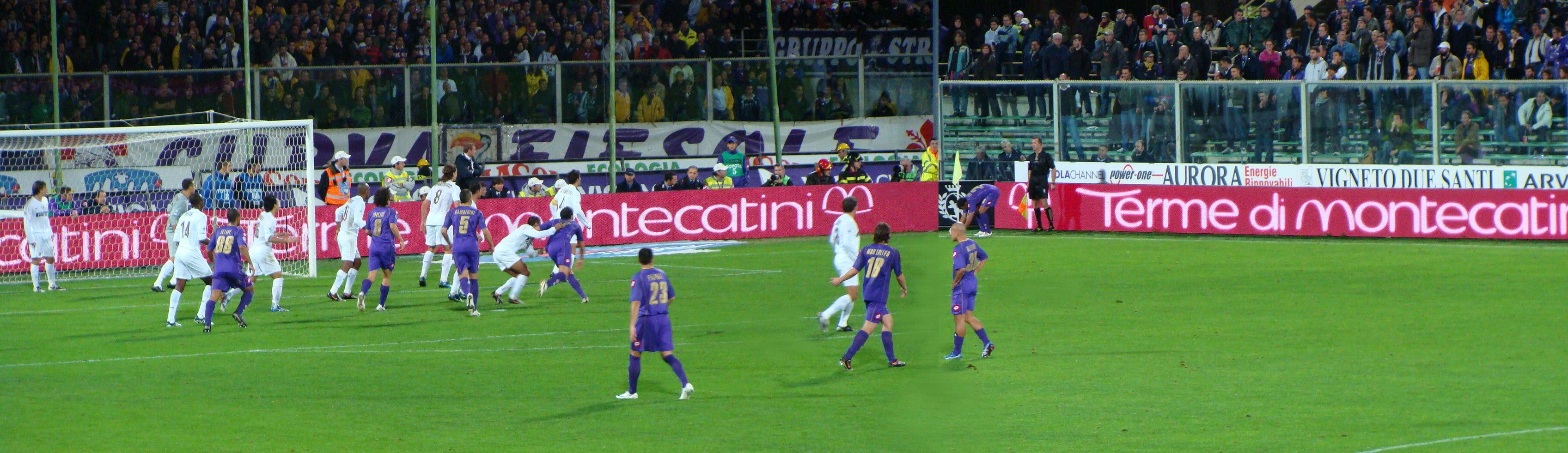 Una partita della Fiorentina