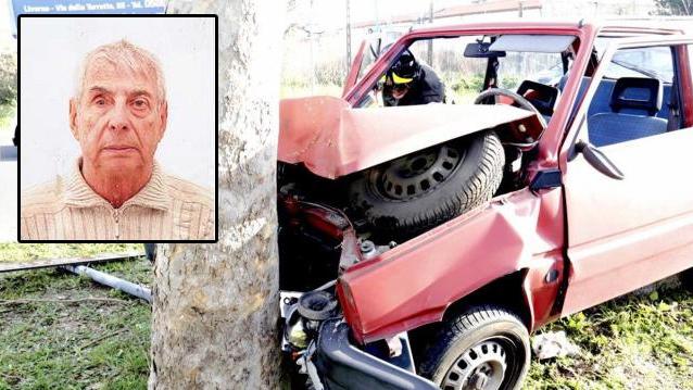 Panda contro un albero: muore a 77 anni il giorno dopo l'incidente