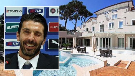 Gigi Buffon e l'hotel Stella della Versilia