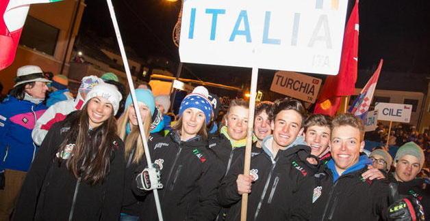 La giovanissima Alice Pazzaglia in azzurro al trofeo Topolino