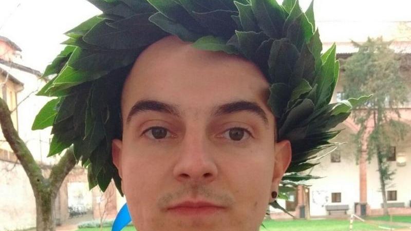 Francesco Cottafava da ieri dottore in giurisprudenza
