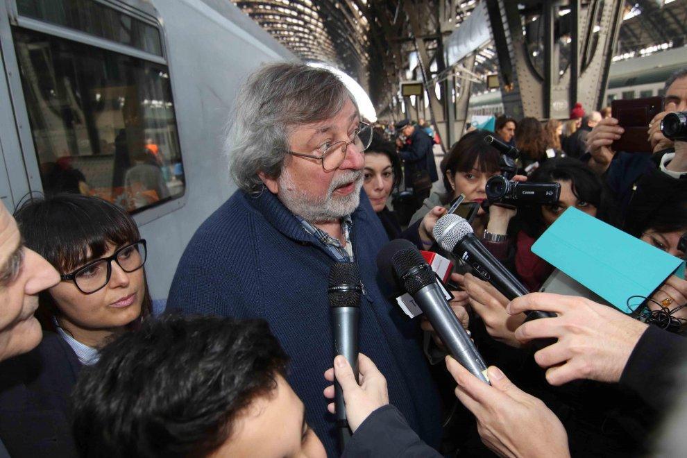 Francesco Guccini alla partenza