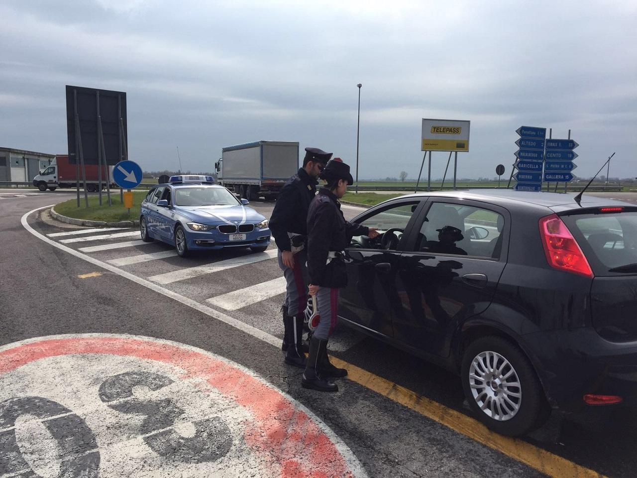 Il controllo della Polstrada sull'A13