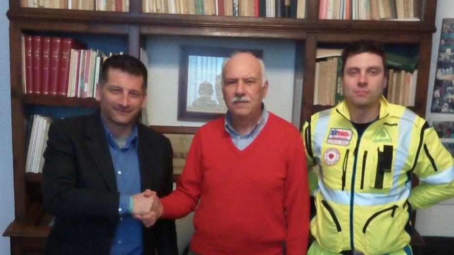 Donazione di Coldiretti alla Misericordia