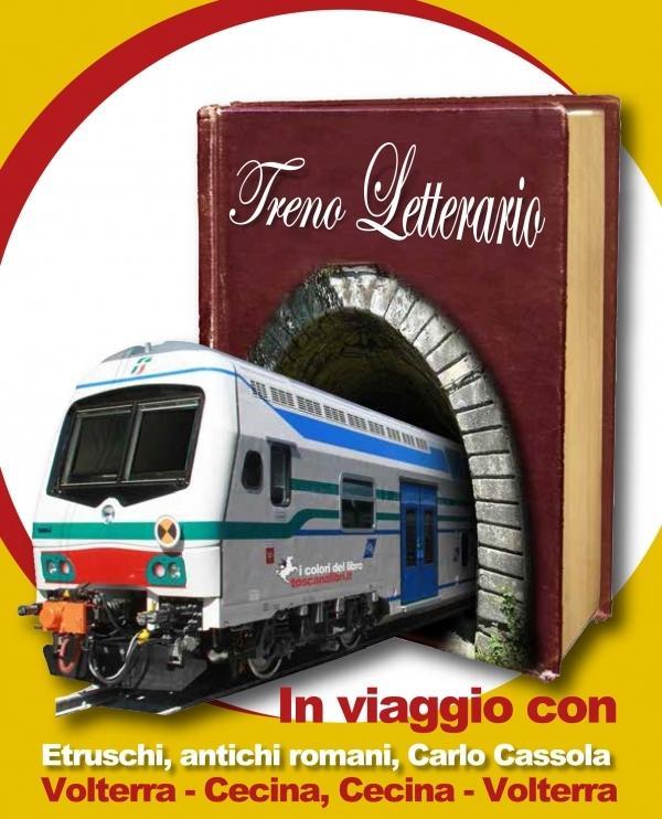 La copertina dell'iniziativa del treno letterario