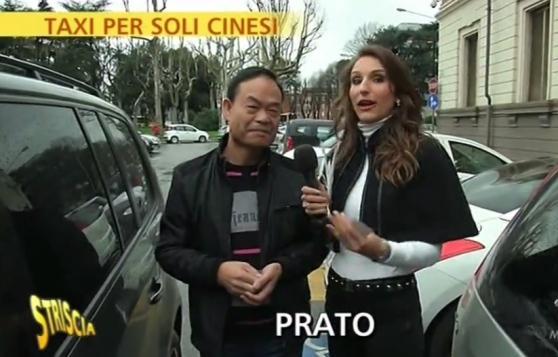 Il servizio di "Striscia la notizia" sui taxi abusivi cinesi