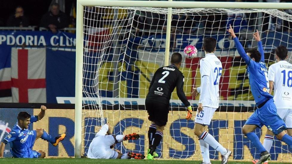 La Sampdoria scappa ma l’Empoli rimedia
