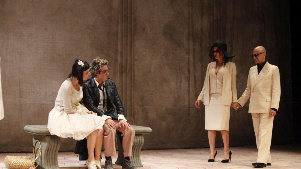Una scena di "Porcile"