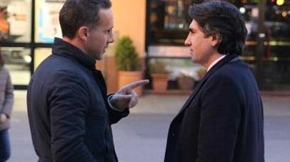I due avvocati difensori Massimo Landi e Gerardo Cembalo sul luogo del delitto