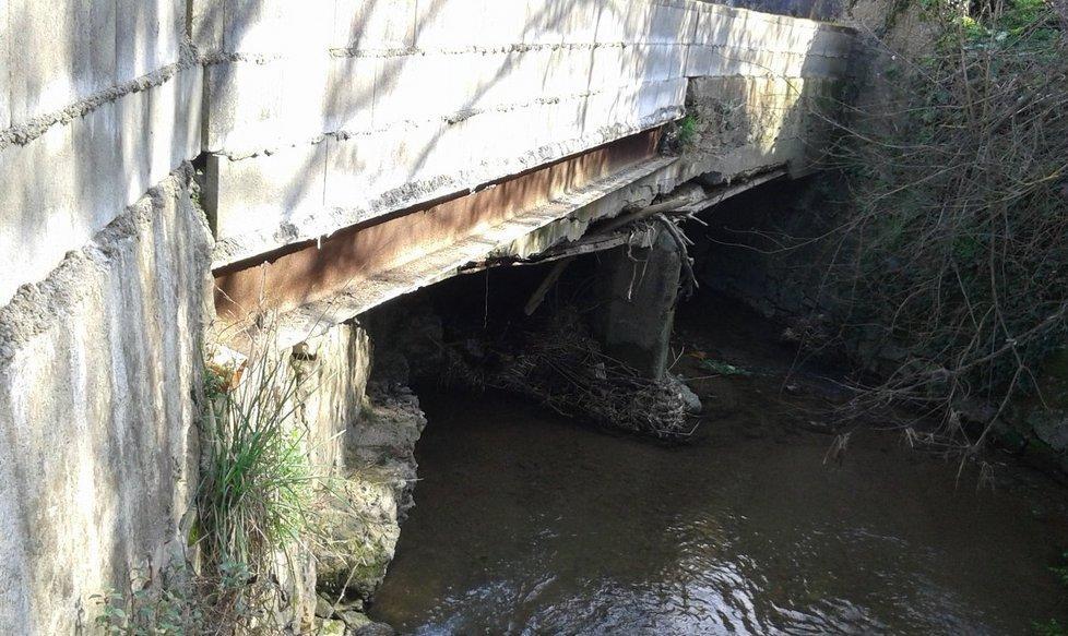 «Ponte pericolante a Balbano» 
