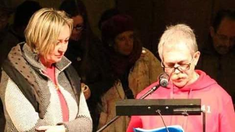 Loris Rispoli alla veglia laica funebre su Pasolini