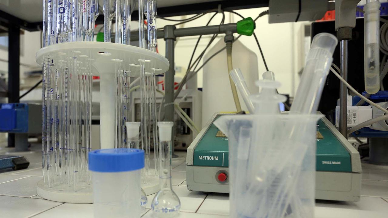 Un laboratorio chimico