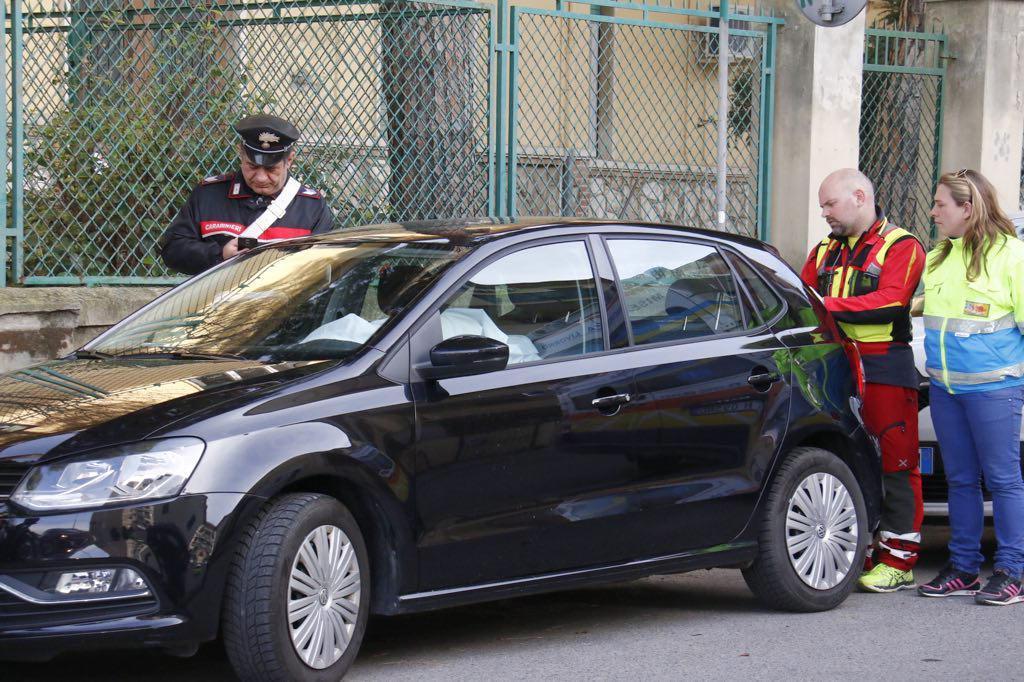Il ritrovamento in via Venuti (Marzi/Pentafoto)