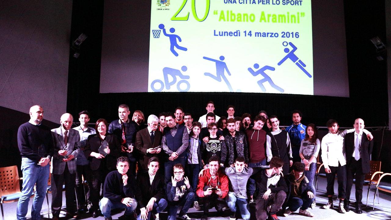 Tutti i premiati della serata (foto agenzia Carlo Sestini)