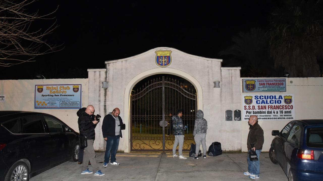 L'ingresso dei campi di calcio della San Francesco (foto Mario Rosas)
