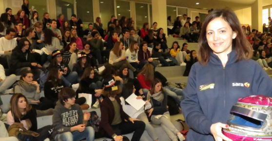In 350 a lezione di guida con la campionessa Albanese
