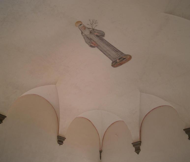 Nel monastero spunta un affresco del Seicento 