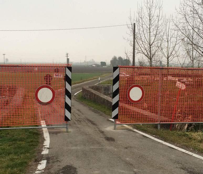 Prafitta-Bertolina, il ponte è ancora chiuso