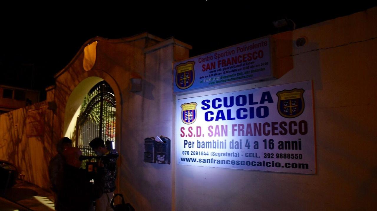 L'ingresso al campo dove è morto il piccolo Luca Pusceddu (foto di Mario Rosas)