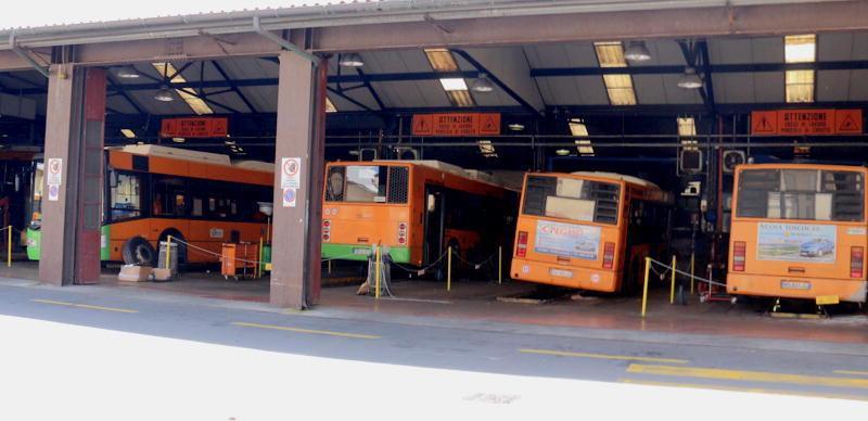 Bus Ctt in deposito