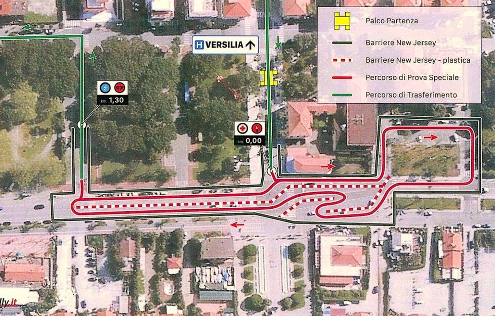 Lungomare di Forte dei Marmi chiuso per il Rally del Ciocco 