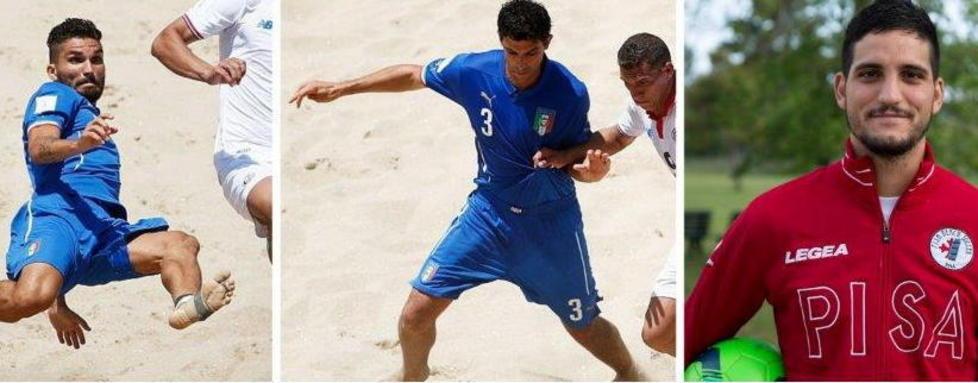 Beach Soccer, tre pisani convocati in Nazionale 