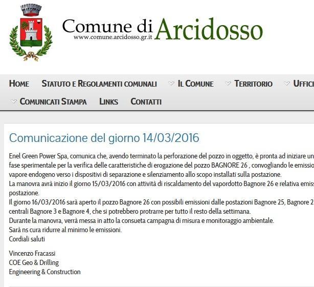 «Emissioni extra, l’abbiamo detto la sera» 