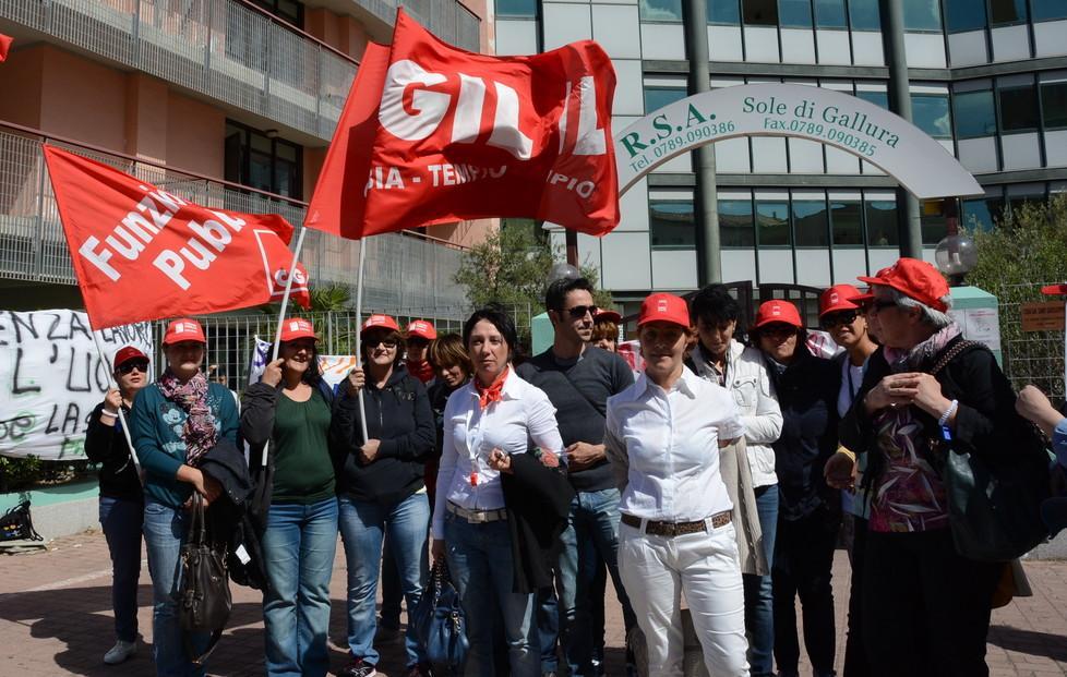 Tensione alla Sole di Gallura oggi un sit in dei lavoratori