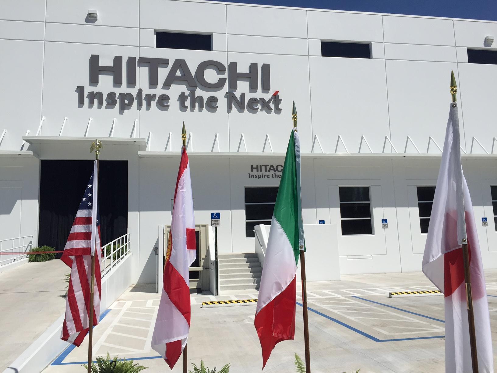 Hitachi Rail inaugura lo stabilimento di Miami