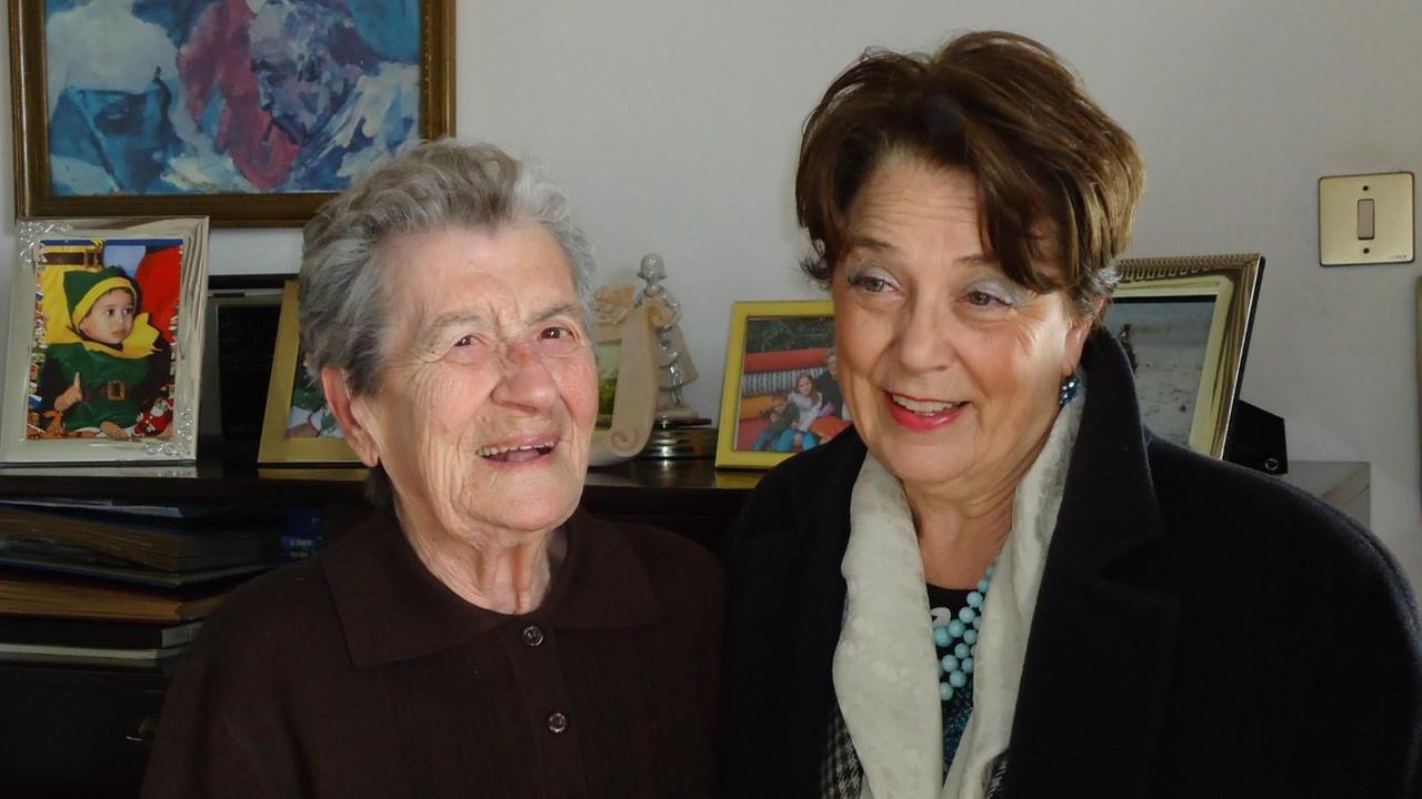 Isella Meliani con il sindaco Lucia Ciampi