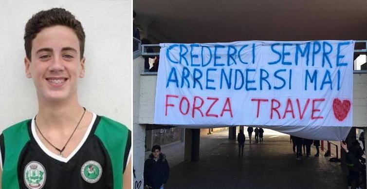In coma dopo l'incidente, l’urlo degli amici: «Forza, Trave!» 