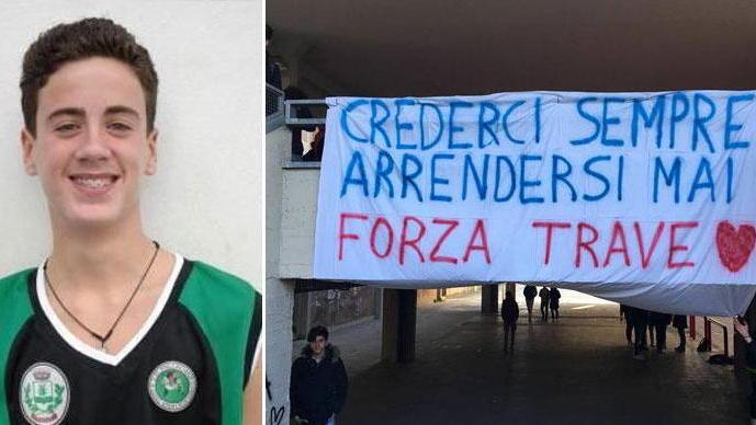 In coma dopo l'incidente, l’urlo degli amici: «Forza, Trave!»