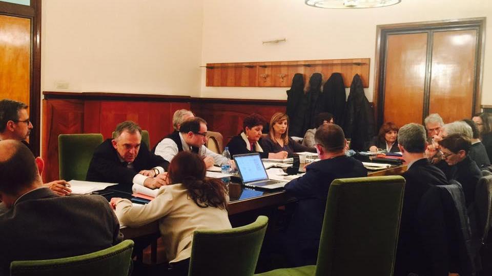 Un momento dell’incontro di ieri al ministero dello Sviluppo economico