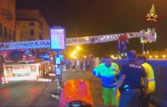 Un soccorso dopo la caduta dalle spallette (Foto d'archivio)
