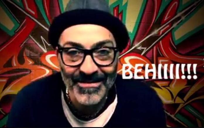 Conte Max Venturacci in un fotogramma del suo video