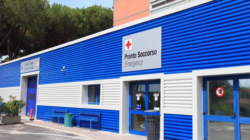 Il pronto soccorso dell'ospedale Versilia