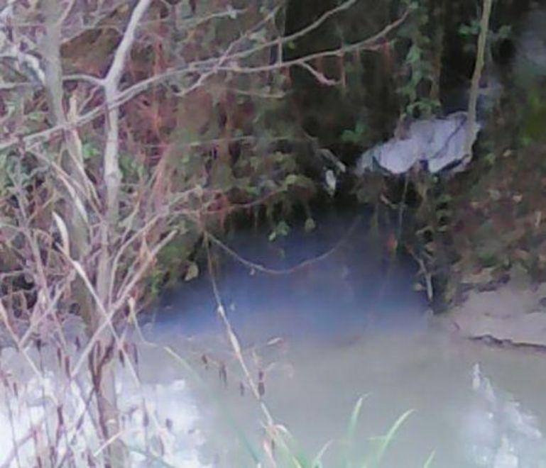 Altro torrente inquinato: acqua blu nel Canal Torbido