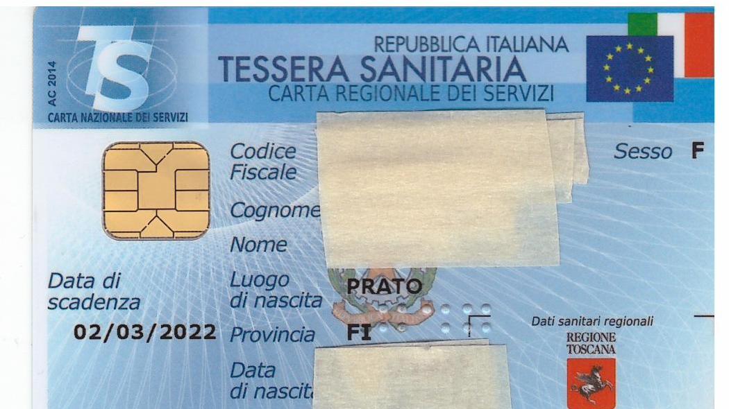 La tessera sanitaria per i nati prima del 1992