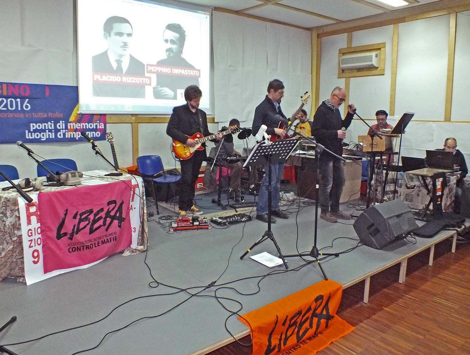 Una delle iniziative promosse da Libera contro le mafie