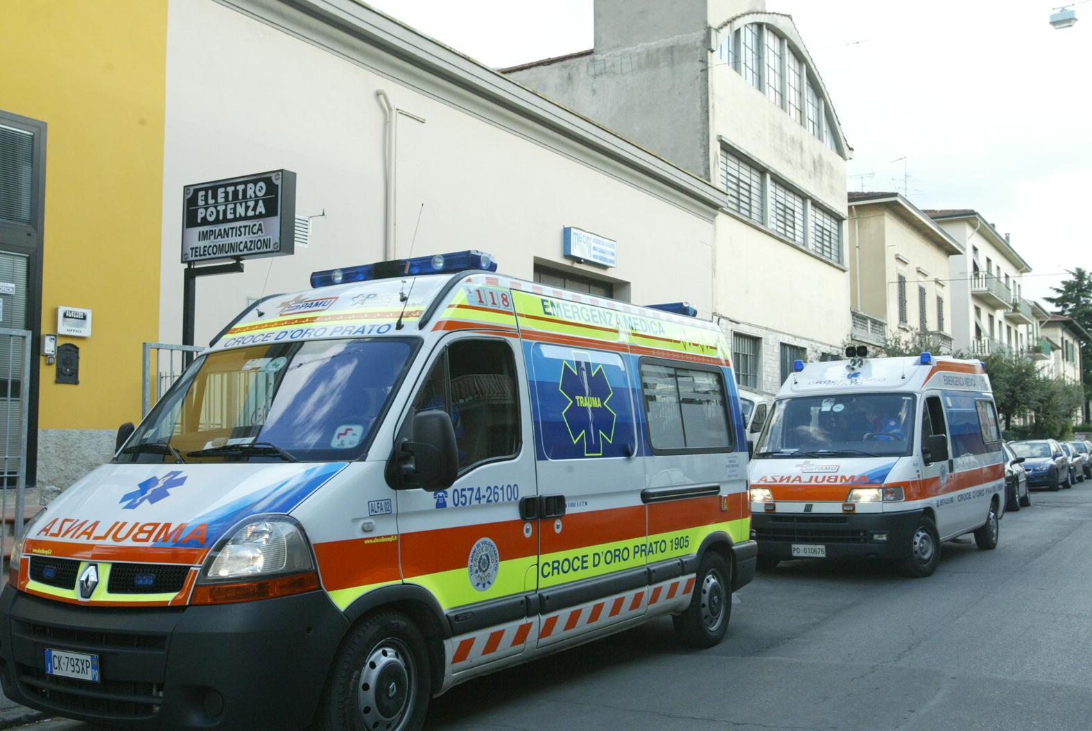 Ambulanze della Croce d'Oro (foto d'archivio)