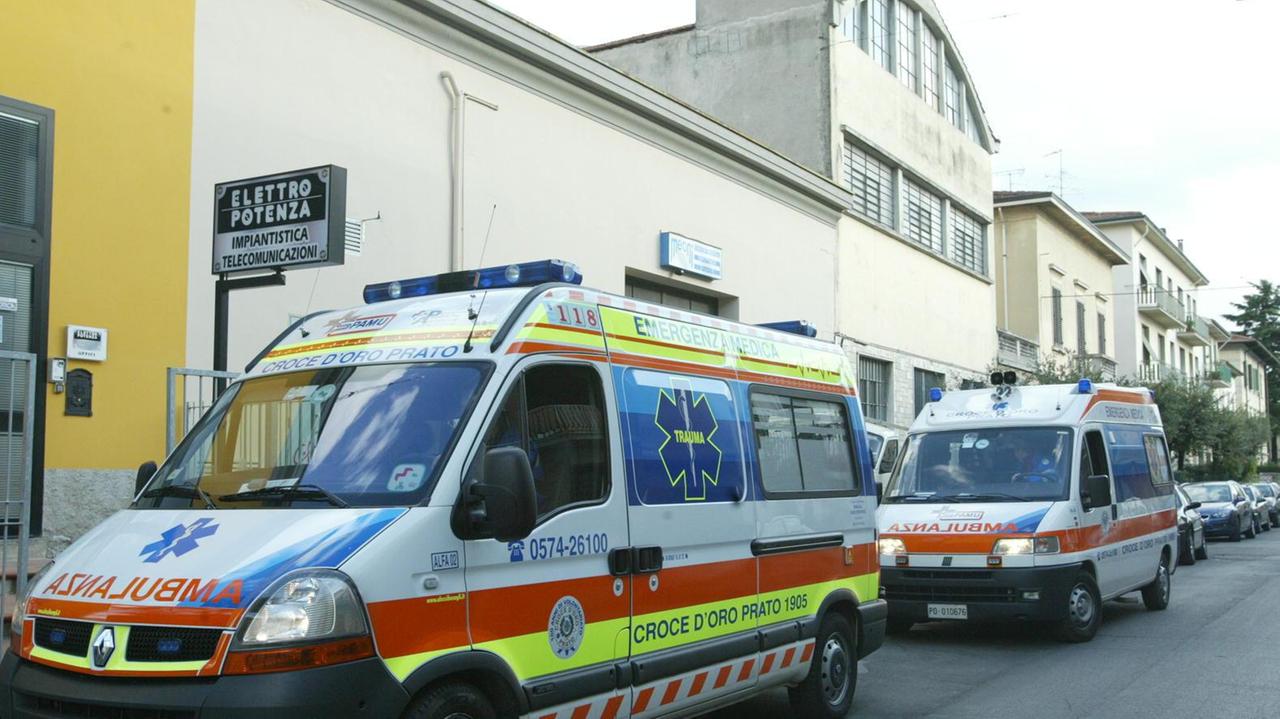 Ambulanze della Croce d'Oro (foto d'archivio)